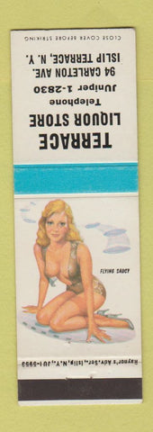 Matchbook Cover - Terrace Liquor Store Islip Terrace NY pinup