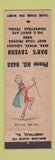 Matchbook Cover - Dan's Tavern Homestead PA pinup