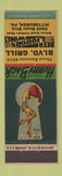 Matchbook Cover - Blvd Grill Pittsburgh PA pinup