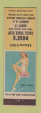 Matchbook Cover - Rose's Circle Truck Stop Ramsey NJ pinup