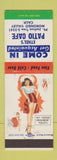 Matchbook Cover - Ethel's Patio Cafe Morongo Valley CA pinup