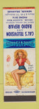 Matchbook Cover - Cal's TV Radio Repair Newark DE pinup