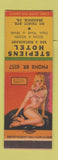 Matchbook Cover - Stepiens Hotel Braddock PA pinup