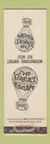 Matchbook Cover - The Great Escape International Airport Key West FL WORN