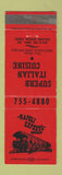 Matchbook Cover - Napoli Express Restaurant Italian Solana Beach CA