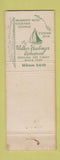 Matchbook Cover - Walker Hasslinger Restaurant Baltimore MD WEAR
