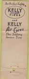 Matchbook Cover - Kelly Tires Kirksville MO