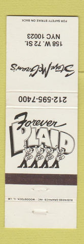 Matchbook Cover - Steve McGraw's New York City Forever Plaid