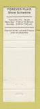 Matchbook Cover - Steve McGraw's New York City Forever Plaid