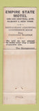 Matchbook Cover - Empire State Motel Albany NY WEAR