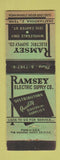 Matchbook Cover - Ramsey Electric Supply Chattanooga TN WEAR