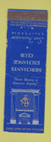 Matchbook Cover - Merchants Exchange Club San Francisco CA feature WORN