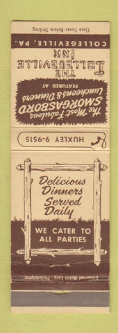Matchbook Cover - Collegeville Inn PA WEAR