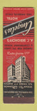 Matchbook Cover - AC Berghoff's Angelus Hotel Los Angeles CA