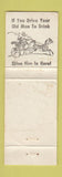 Matchbook Cover - Kutztown Fire Company PA WORN