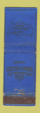 Matchbook Cover - Hotel William Penn Pittsburgh PA UNIVERSAL? LONG WORN