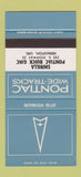 Matchbook Cover ?Š Pontiac Buick GMC Herminston OR Bermuda Blue 30 Strike SAMPLE