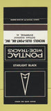Matchbook Cover ?Š Pontiac Buick Enterprise AL Starlight Black 30 Strike SAMPLE