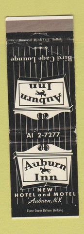 Matchbook Cover - Auburn Inn Auburn NY WEAR
