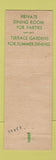Matchbook Cover - Fairfax Dining Room Pittsburgh PA
