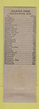 Matchbook Cover - Admiral Moving Storage Milwaukee WI WEAR