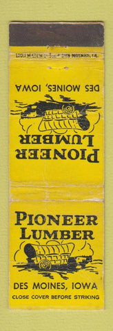 Matchbook Cover - Pioneer Lumber Des Moines IA WORN