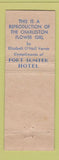 Matchbook Cover - Fort Sumter Hotel Charleston SC