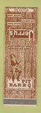 Matchbook Cover - Jerry's BBQ Compton Buena Park CA girlie