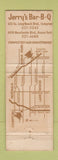 Matchbook Cover - Jerry's BBQ Compton Buena Park CA girlie