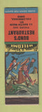 Matchbook Cover - Bund's Restaurant Columbus OH hillbilly
