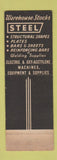 Matchbook Cover - Rome Iron Mills Rome NY welding