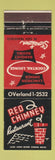 Matchbook Cover - Red Chimney Restaurant San Francisco CA