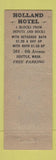 Matchbook Cover - Holland Cafe Holland Hotel Seattle WA