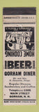 Matchbook Cover - Gorham Diner NH WEAR