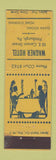 Matchbook Cover - Wagner Hotel Pittsburgh PA WEAR