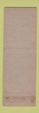 Matchbook Cover - Wagner Hotel Pittsburgh PA WEAR