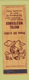Matchbook Cover - Motel Westerner LA Juna Colorado