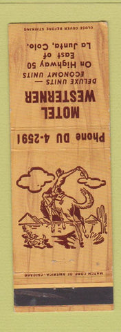 Matchbook Cover - Motel Westerner LA Juna Colorado