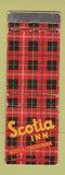 Matchbook Cover - Scotia Inn CA WEAR