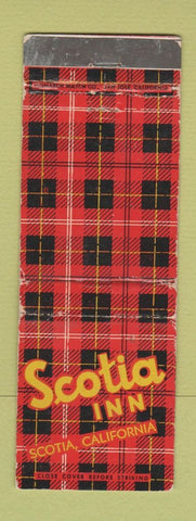 Matchbook Cover - Scotia Inn CA WEAR