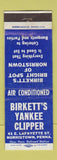 Matchbook Cover - Birkett's Yankee Clipper Norristown PA WEAR