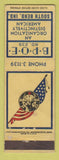Matchbook Cover - Elks Lodge South Bend IN