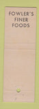 Matchbook Cover - EM Fowler Restaurant Hollywood FL