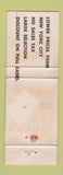 Matchbook Cover - Lliquor Store Speculator NY WORN