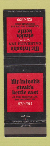 Matchbook Cover - McIntosh's Galbraith Inn Cincinnati OH
