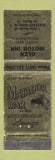 Matchbook Cover - Glen Motor Inn Watkins Glen NY Matador Bar WEAR