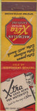 Matchbook Cover - Macmillan Gas Crown Match
