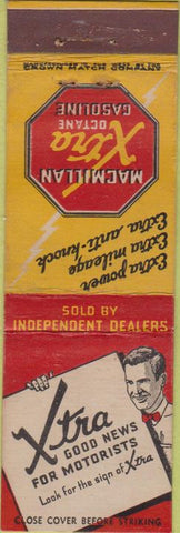Matchbook Cover - Macmillan Gas Crown Match