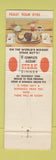 Matchbook Cover - Bonanza Sirloin Pit Fargo Bismarck Minot Grand Forks ND