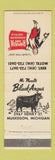 Matchbook Cover - Ramada Inn McNeal's Black Angus Muskegon MI
